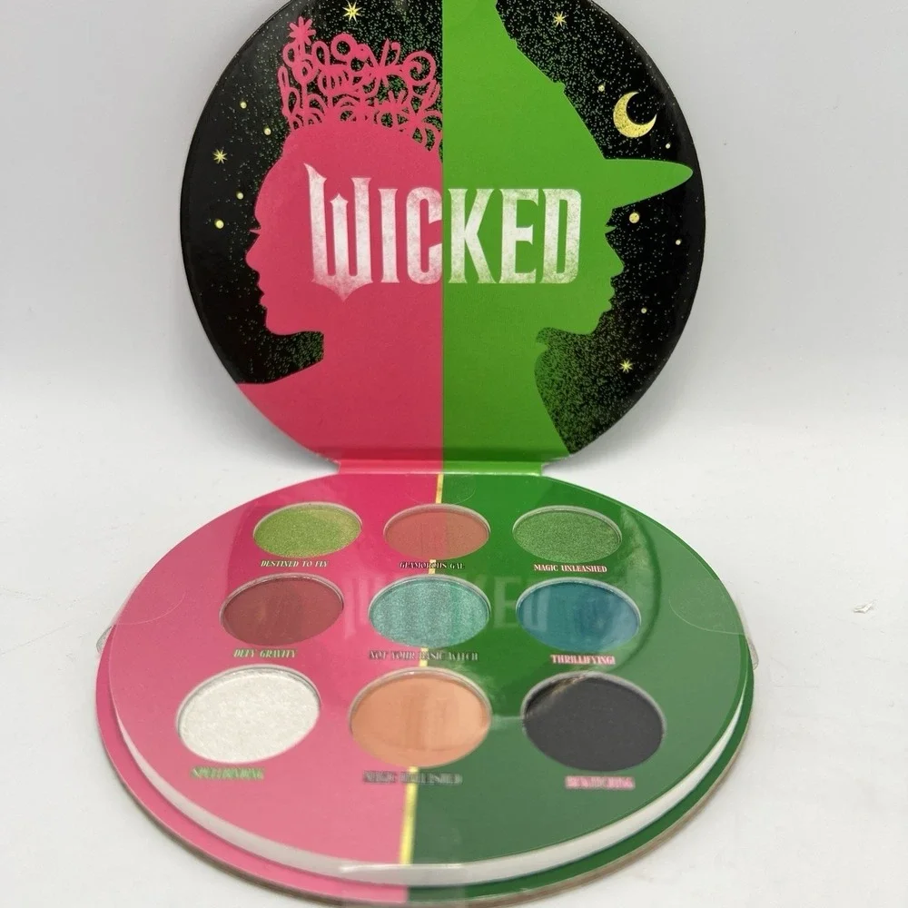 New Wicked Elphaba & Gilda Eyeshadow Palette 9 Eye‎ Shadow Colors Sealed Makeup